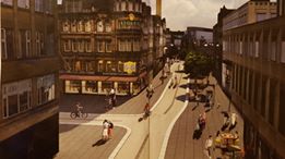 Blackett Street cycling mock-up