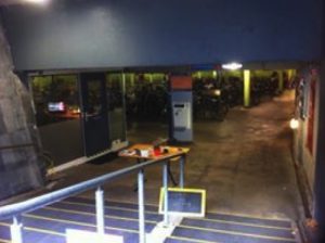 Picture of underground cycle parking