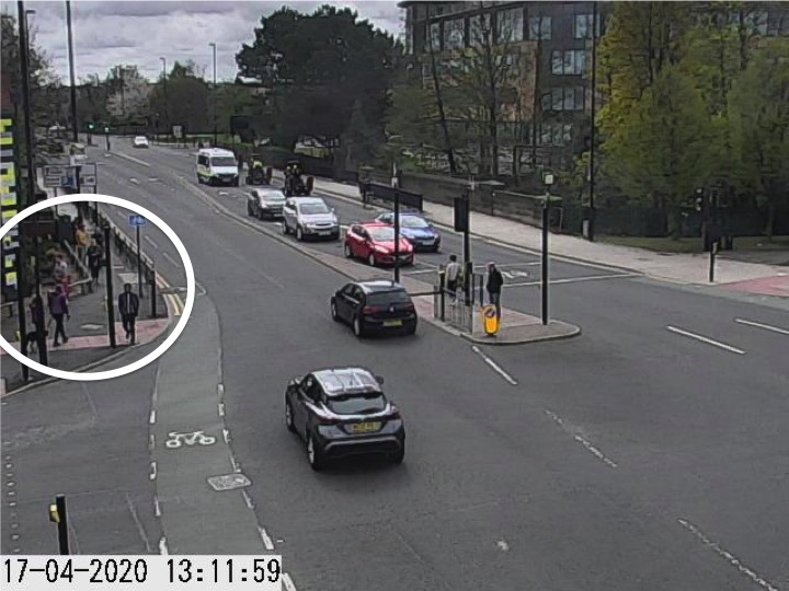 Traffic camera view near Regent Centre.