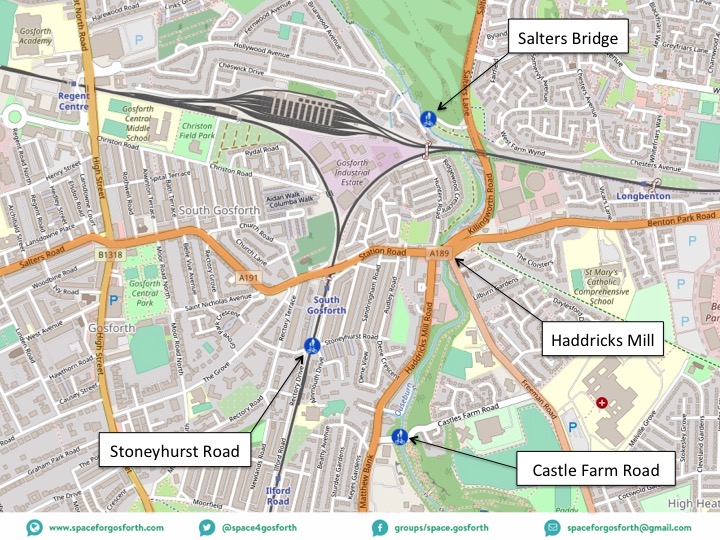 BridgesMap - SPACE for Gosforth
